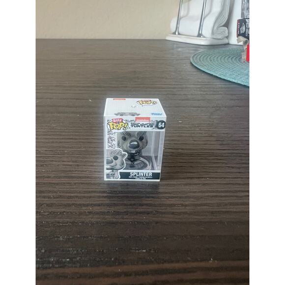 SDCC 4000 PIECE TMNT BITTY B&W Splinter #64 Funko Pop Teenage Ninja Turtles Con - Picture 1 of 6
